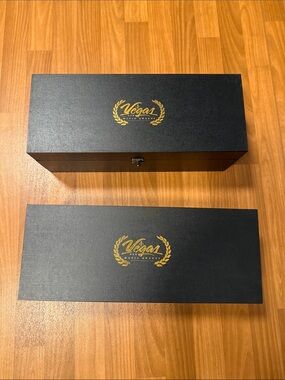 Vegas Black & Gold Gift Boxes (Set of 2)